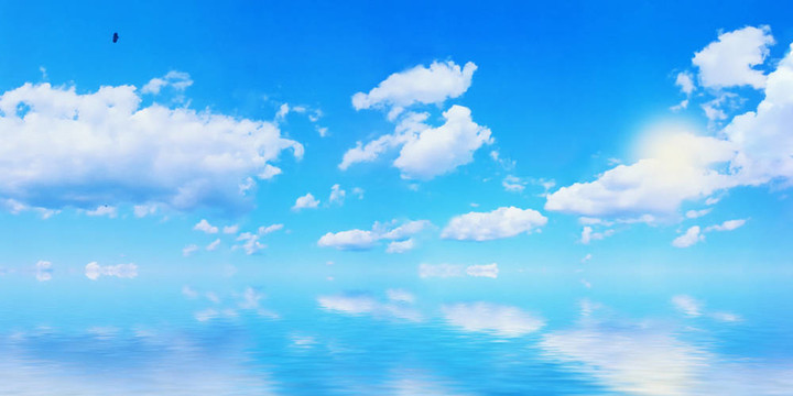 藍天與大海