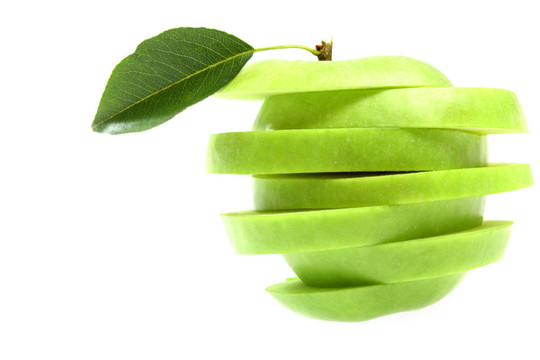 成熟鮮綠蘋(píng)果