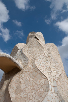 Casa Mila；巴塞羅那；西班牙