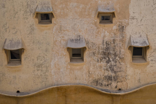 Casa Mila；巴塞羅那；西班牙