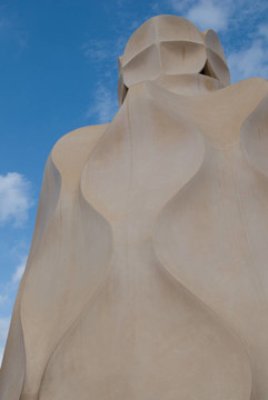 Casa Mila；巴塞羅那；西班牙