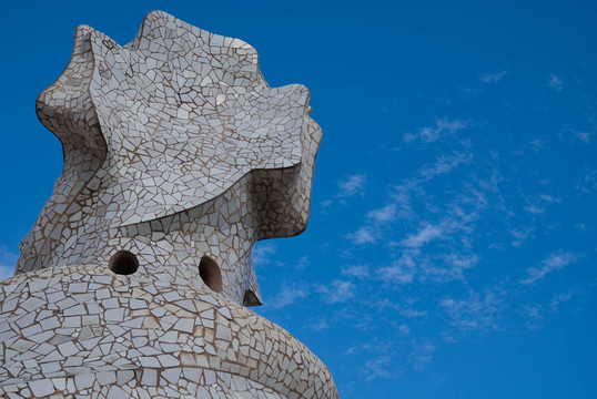 Casa Mila；巴塞羅那；西班牙