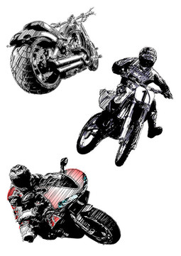 摩托車三重奏