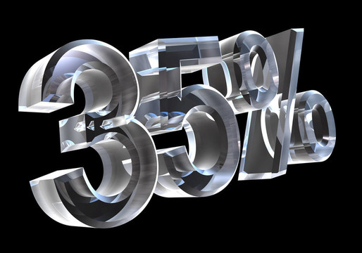 百分之35英寸玻璃（3D）