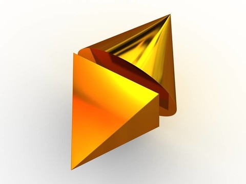 三維錐。3d