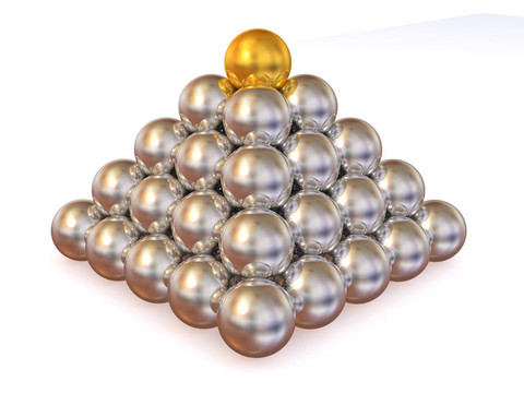 從球的金字塔