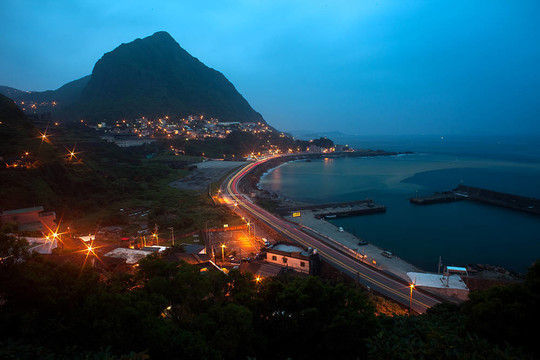 美麗的夜景