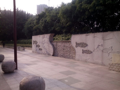 城市道路藝術(shù)墻