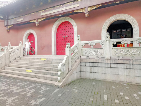 石欄桿浮雕 園林小品