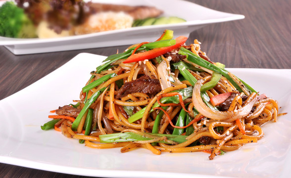 黑椒牛肉意面