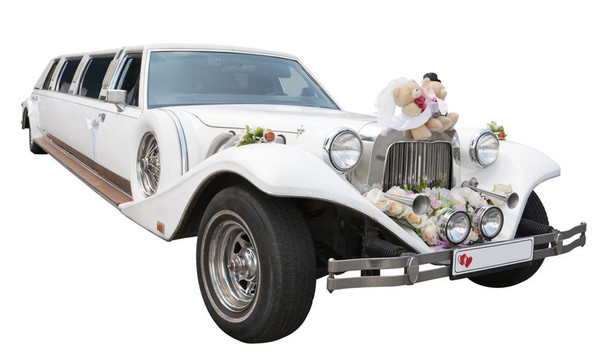 婚禮的豪華轎車