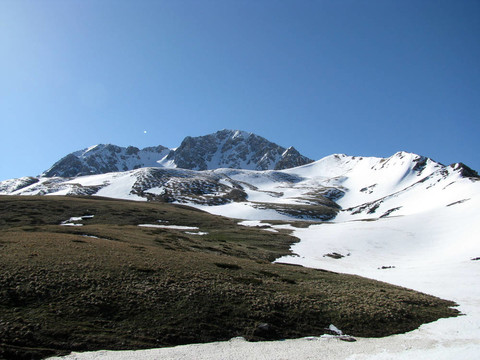 頂；雪；冰川；全景；旅游；類型；禁獵區(qū)