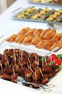 肉丸手指食物自助餐