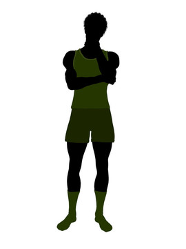 美國黑人男性內(nèi)衣模特剪影
