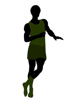 美國黑人男性內(nèi)衣模特剪影