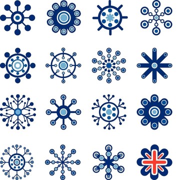 懷舊風格雪花集