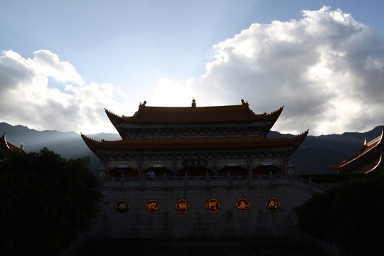 云南大理古城三塔洱海風(fēng)光