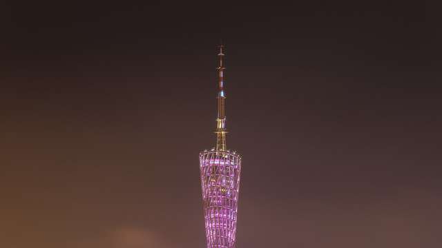 廣州塔小蠻腰夜景特寫