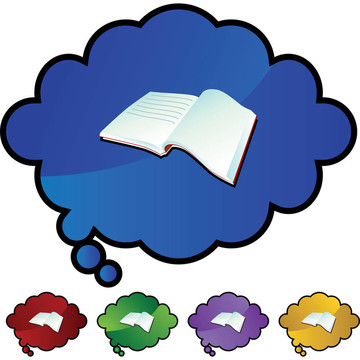 打開的書