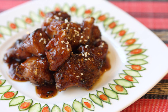 芝麻菜扣肉