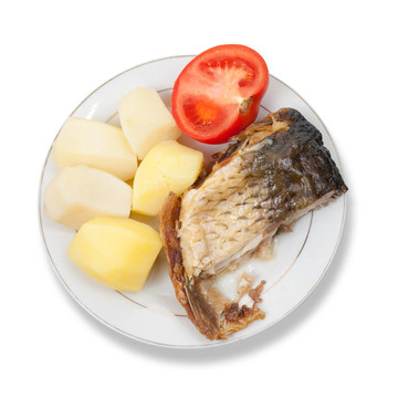 烤鯉魚魚配土豆