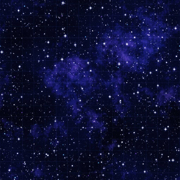 星圖的星星和外層空間