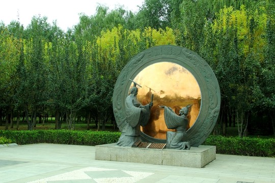 雕塑甘棠鏡鑒