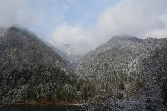 冬季山峰