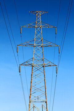 電塔 鐵塔 電網(wǎng) 國(guó)電 電線