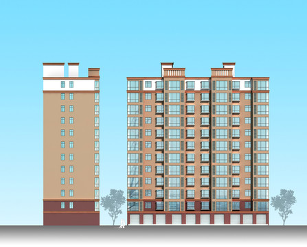 住宅樓立面