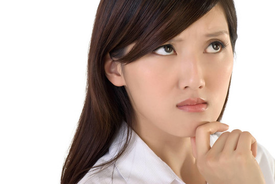 擔(dān)心商務(wù)女士