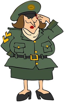 女軍人
