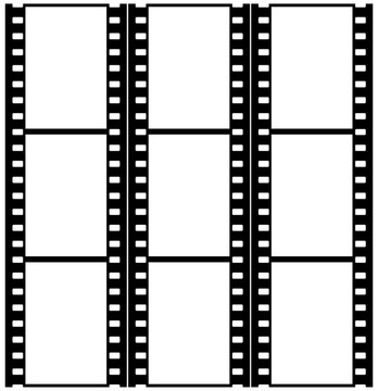 電影（鉻；滑塊；軟）框架（3X3）