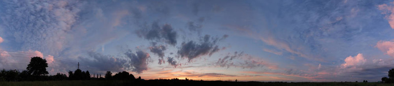 夏日的夕陽(yáng)