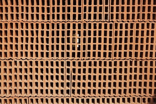 建筑磚堆積式紅土