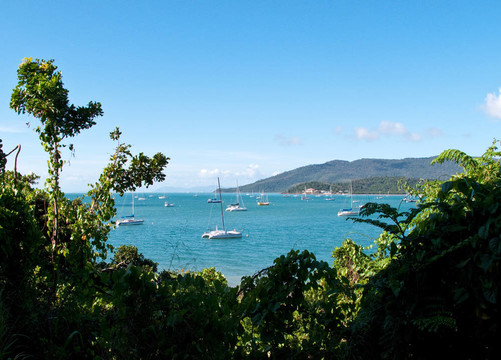 船在Whitsunday