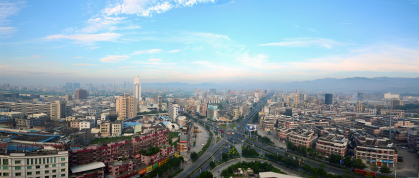 揭陽市榕城區(qū)風(fēng)景全景圖