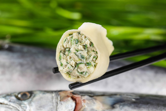 韭菜鲅魚餃子
