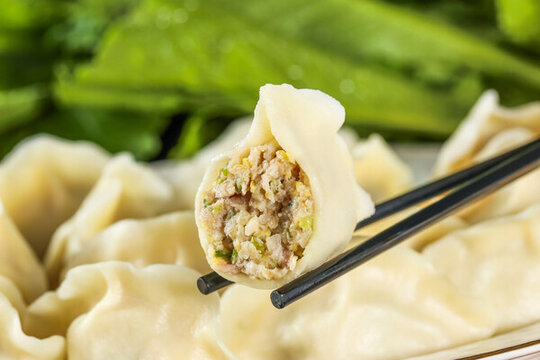 小白菜鮮肉餃子