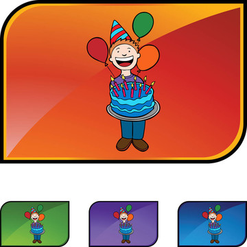 過(guò)生日的男孩