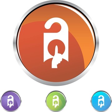 不要打擾Door Hanger