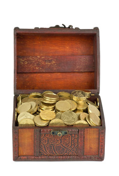 金銀木箱：金幣