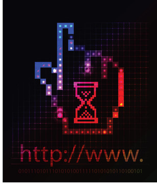 LED顯示屏上的計算機光標
