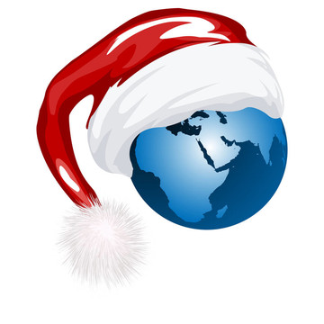 Santa帽子和世界