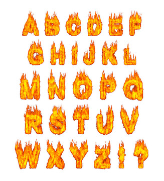 燃燒的字母
