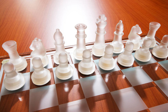 棋盤上的棋子