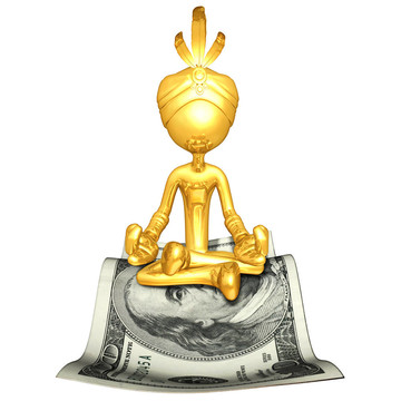 在金錢魔術(shù)地毯巨靈
