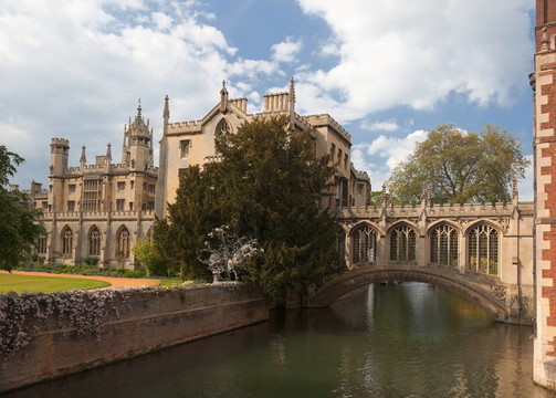 圣約翰學院。劍橋。英國。