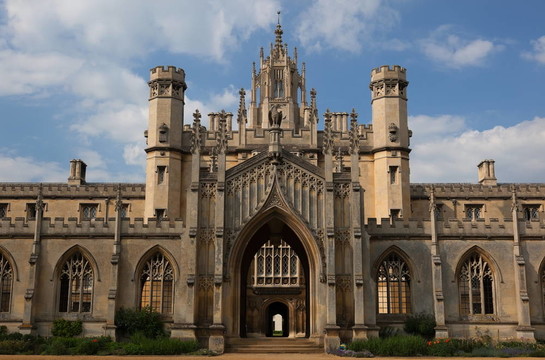 圣約翰學院。劍橋。英國。