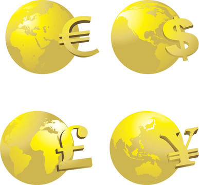 世界和金錢的象征